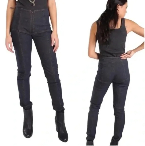 Prairie Underground Pants - Prairie Underground Charcoal Skinny Pants
